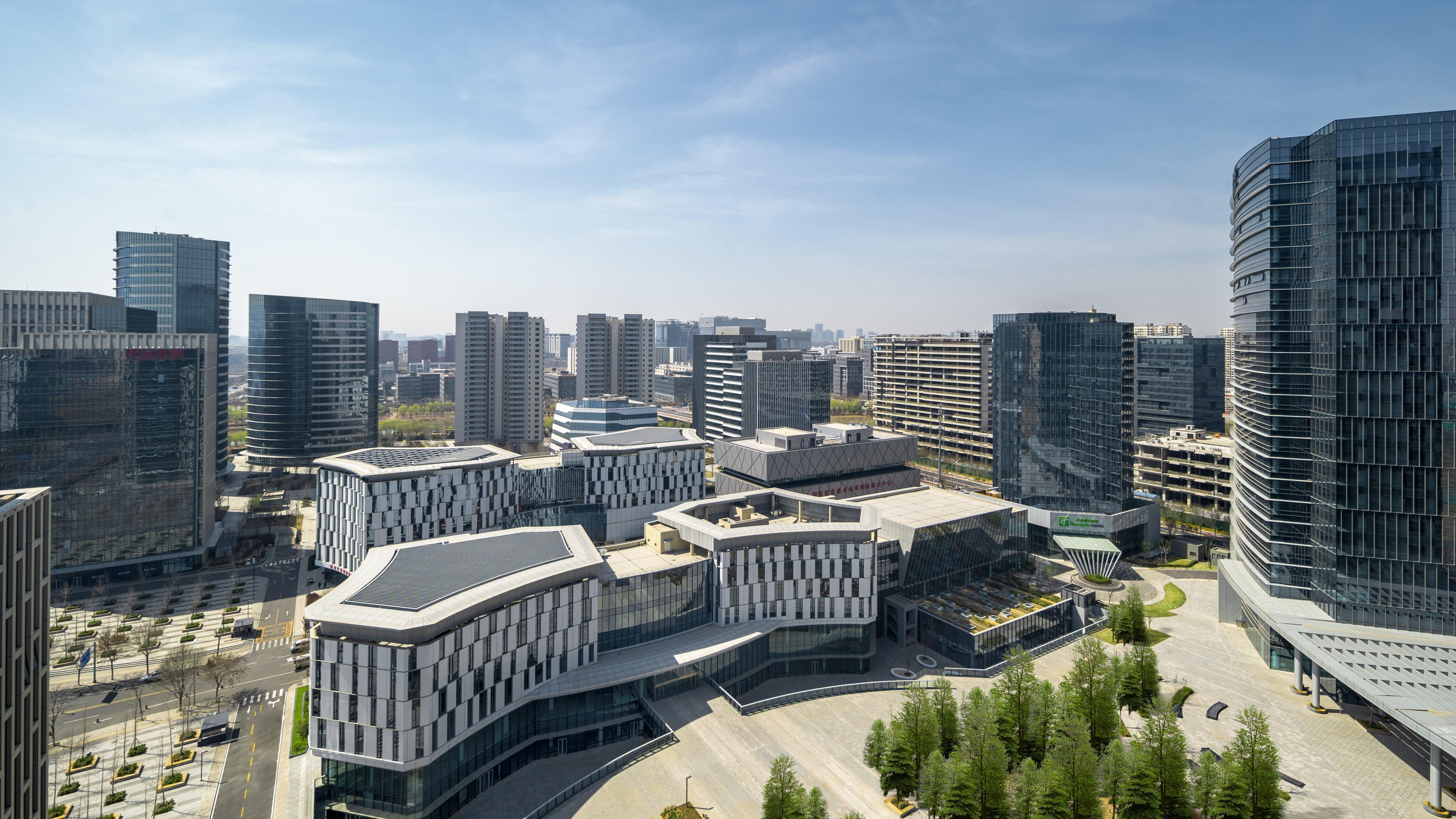 北京亦庄通明湖智选假日酒店 Dış mekan fotoğraf